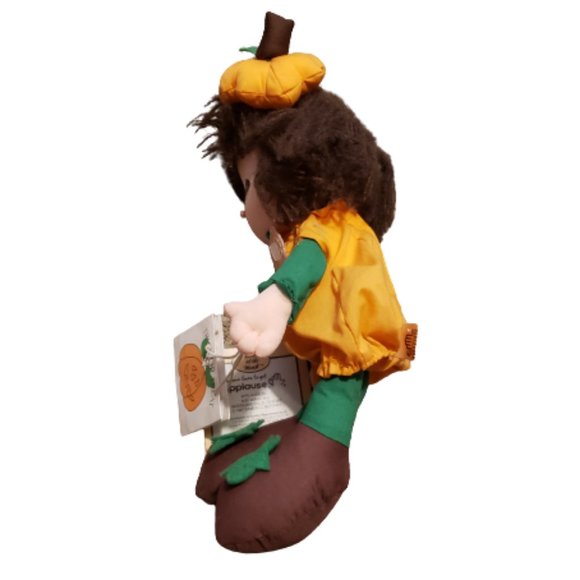 Vintage Applause October Olivie Doll Orange Green Halloween 1987 Brand New NWT - Picture 3 of 11